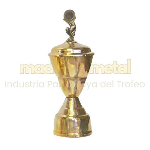 Imagen de Copa de metal con tapa - M5.480